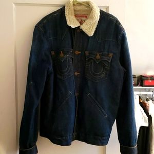 TRUE RELIGION MENS 2XL JEAN JACKET